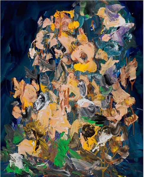 [2022] Untitled, Acrylic Ink on canvas, 162x130cm